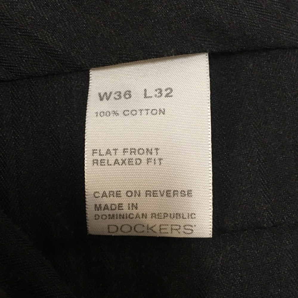 Dockers Collection Pants Mens 36x32 Blue Flat Front Relaxed Fit 207710118 Office - Picture 9 of 16